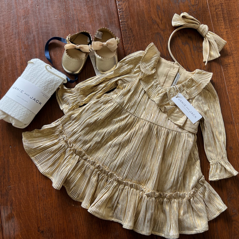 Janie and Jack - Fancy dress set - 6-12 months old